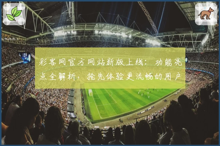 彩客网官方网站新版上线：功能亮点全解析，抢先体验更流畅的用户服务